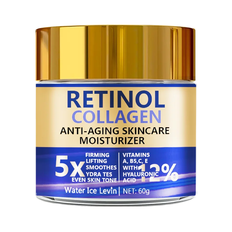 Retinol & Collageen Gezichtscrème – Anti-Aging Hydraterende Crème met Hyaluronzuur