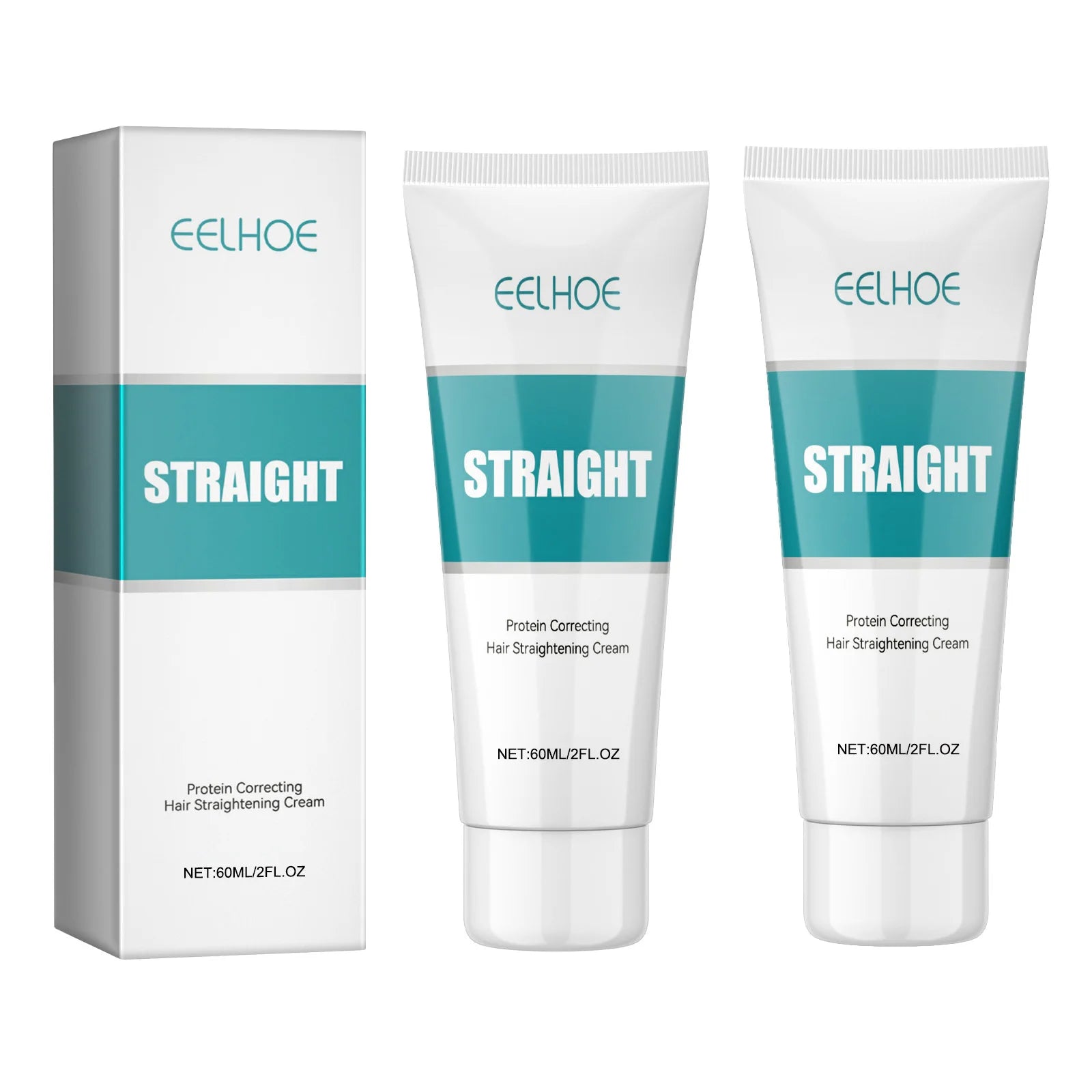 Professional Keratin Hair Straightening Cream 60ml – Anti-Frizz & Repair