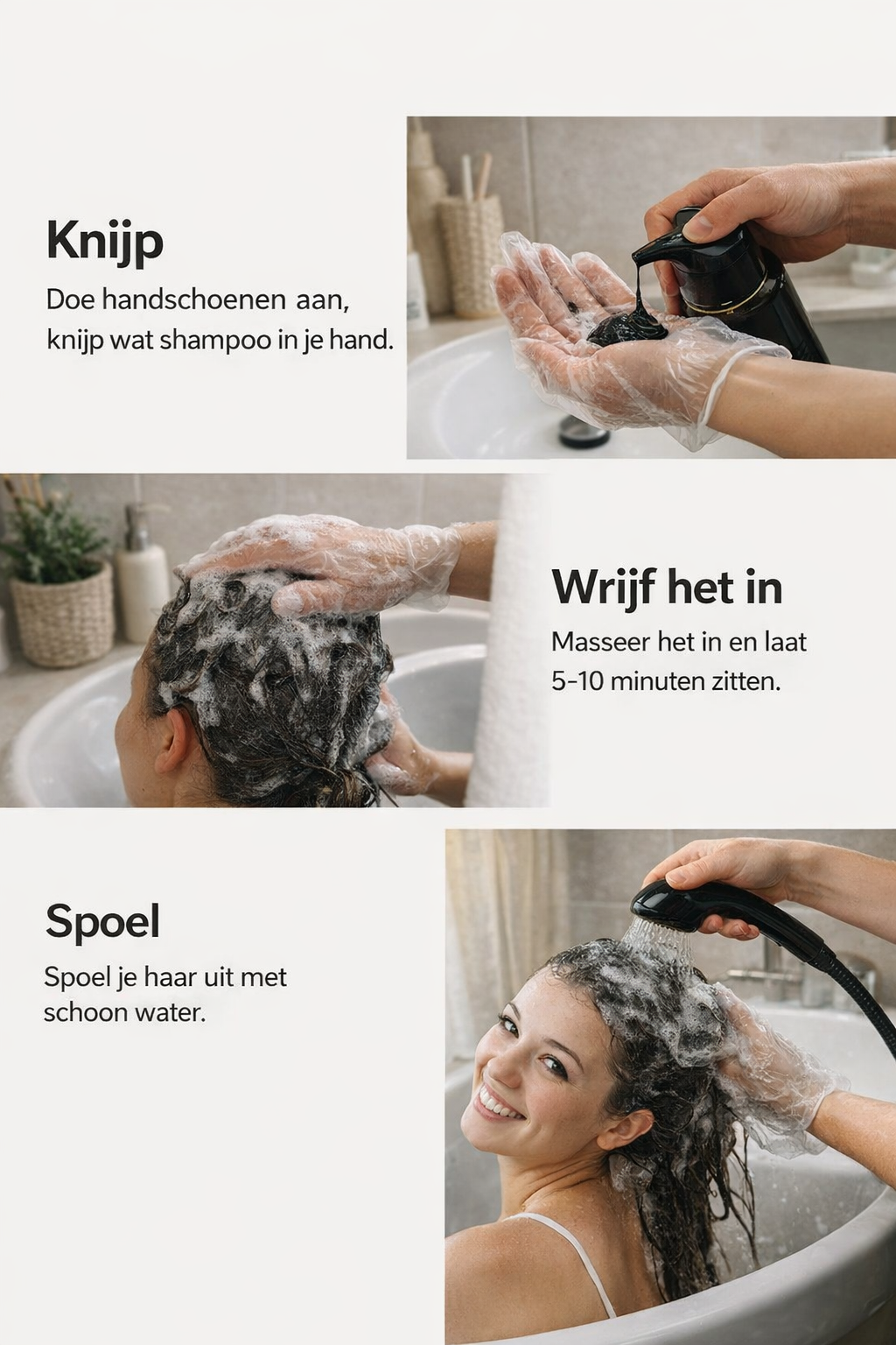 Premium 3-in-1 Haarverf Shampoo – Binnen 10 Min. Grijs Haar Weg | 7 Kleuren