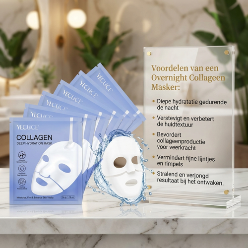 DermaGlow Overnight  Collagen Mask 6stk.