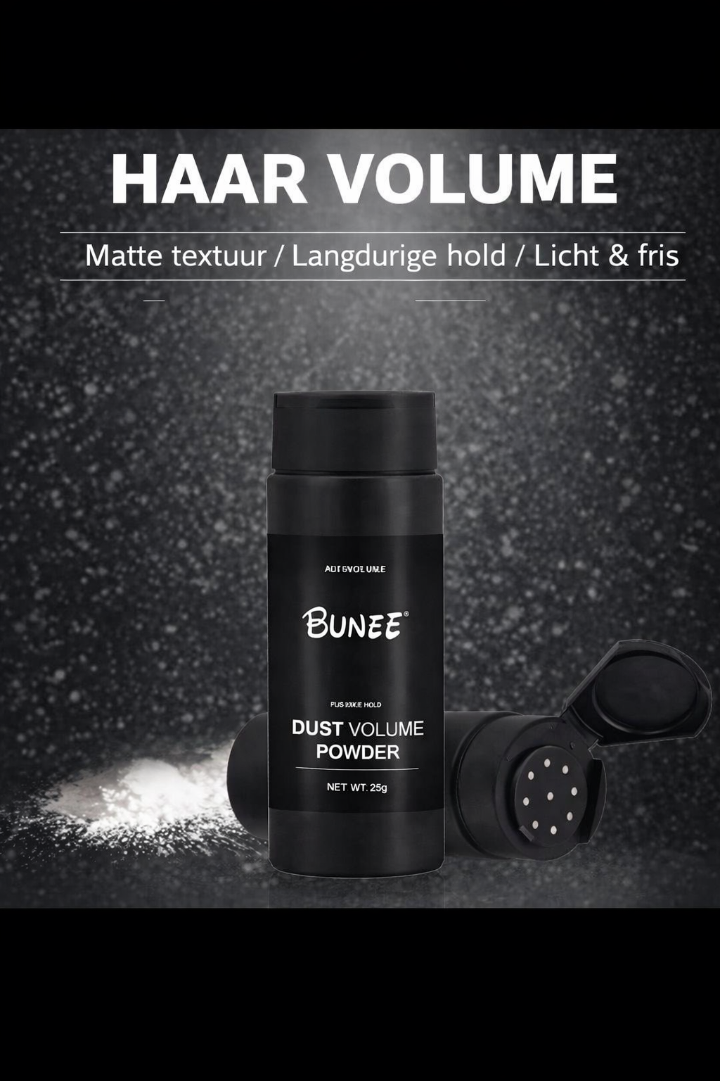 Haar Volume Poeder – Instant Volume & Olie Controle voor Mannen en Vrouwen