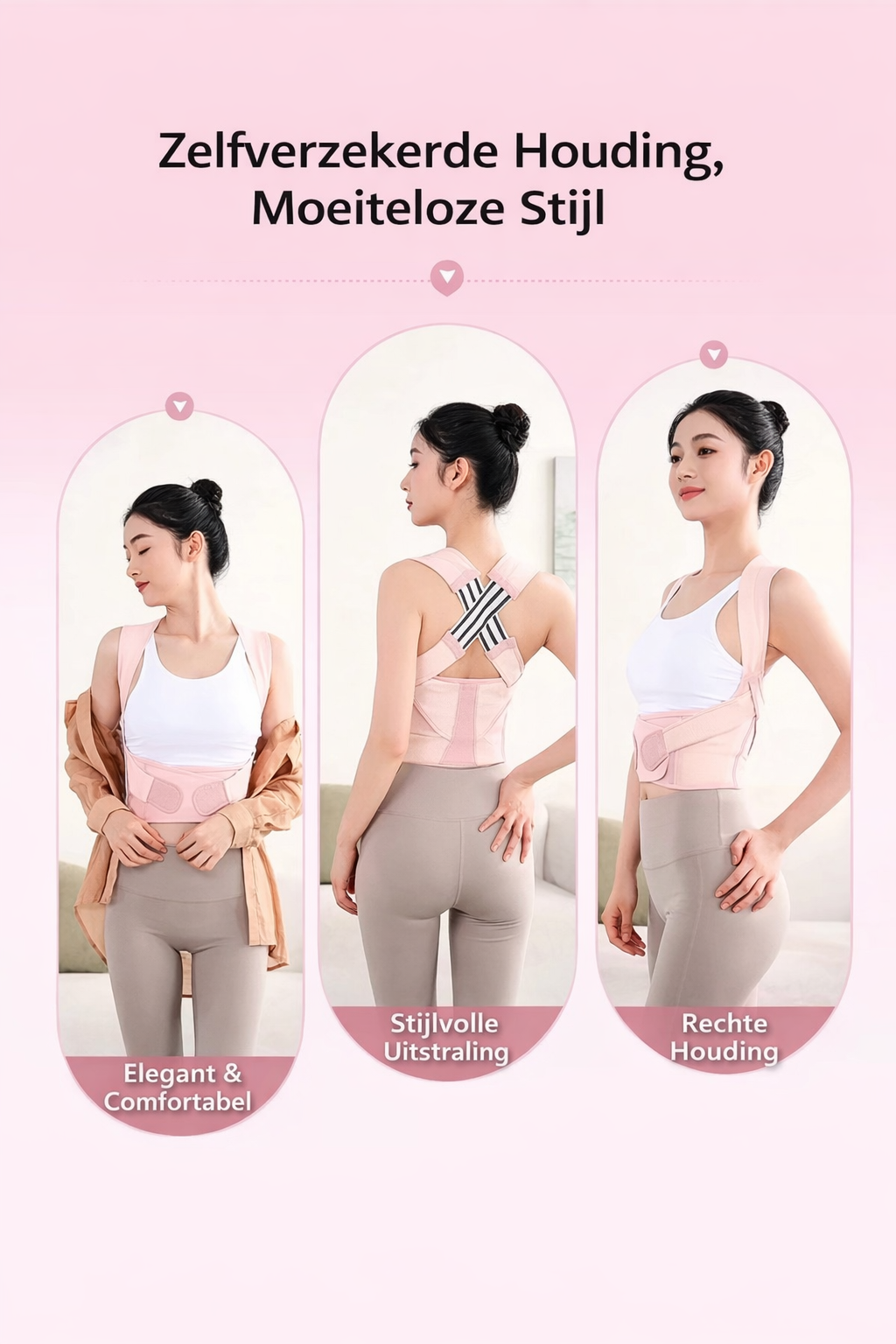 Houding Corrector Verstelbare Rugbrace voor een Rechte Rug & Minder Rugpijn