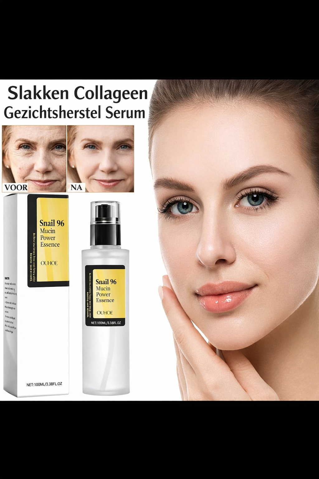 Snail 96 Mucin Power Essence – Hydraterend Gezichtsserum voor Glow & Diepe Hydratatie