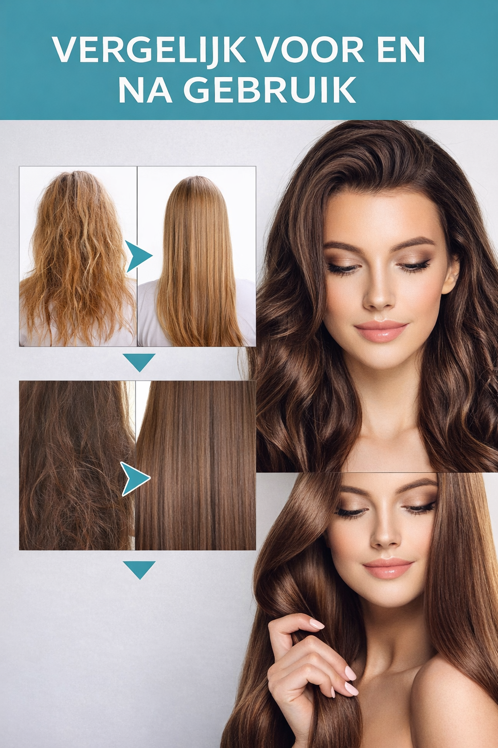 Professional Keratin Hair Straightening Cream 60ml – Anti-Frizz & Repair