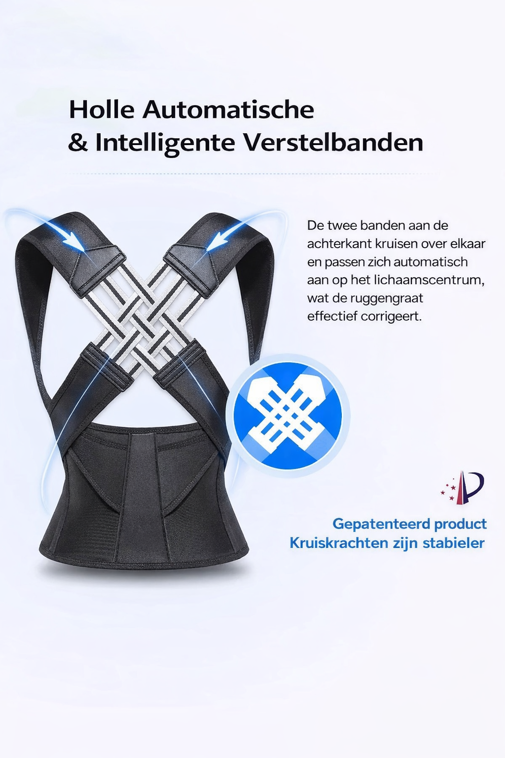 Houding Corrector Verstelbare Rugbrace voor een Rechte Rug & Minder Rugpijn