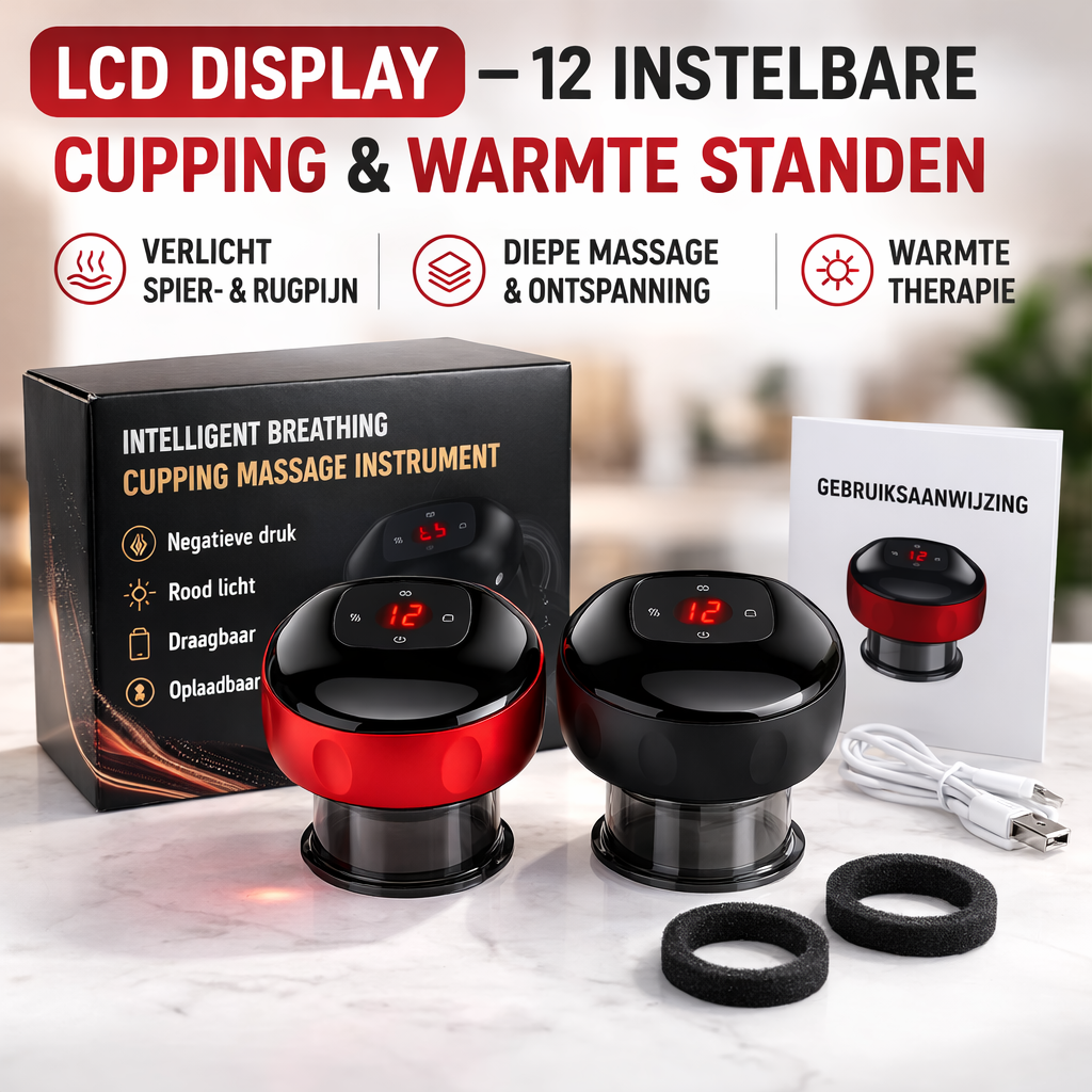 Elektrische Cupping Massage Pro - Spier & Rug Therapie